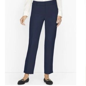Talbots High-Waist Straight Navy Pant Size 8